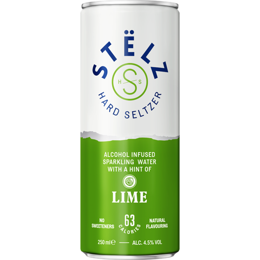 STELZ HARD LIME BLIK - 12X 25 CL